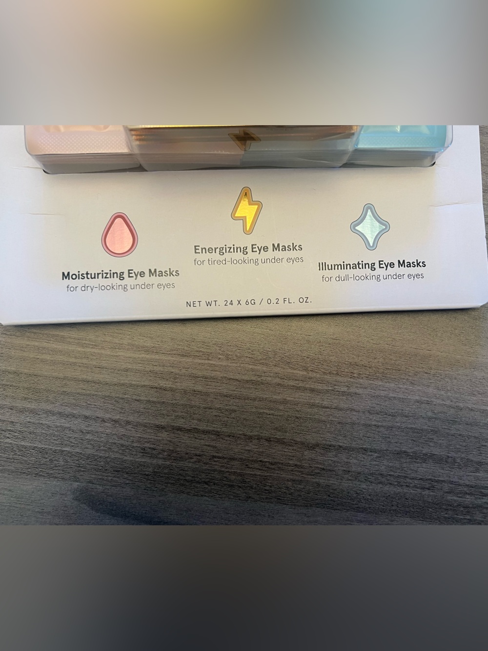 grace & stella Hydrating Eye Mask Trio - Moisturizing , Energizing & Illuminatin - Picture 3 of 5